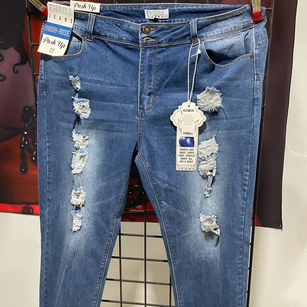 High rise skinny fit jeans